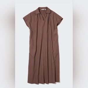 Uniqlo Brown Midi Dress